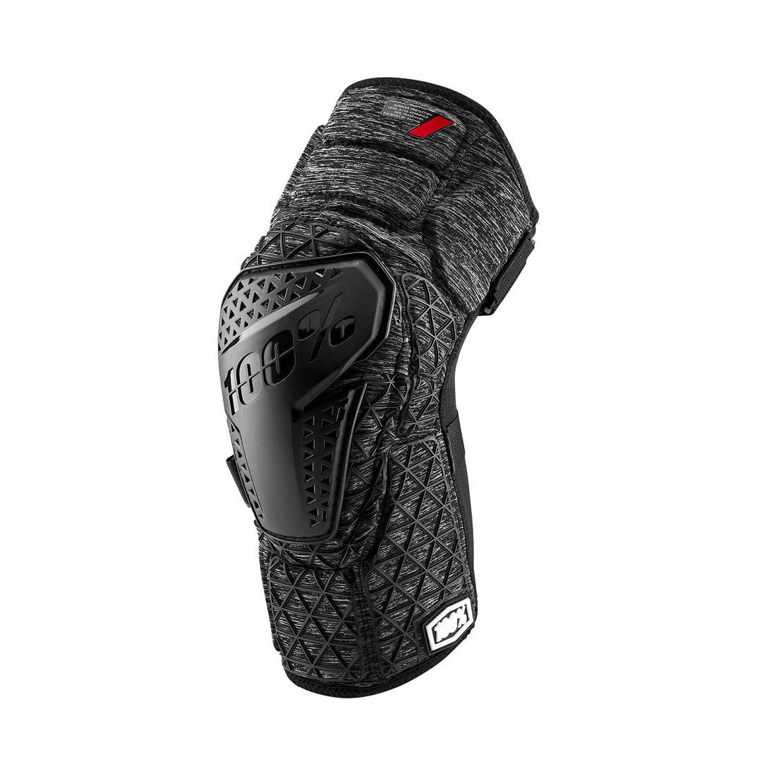 100% - SURPASS KNEE GUARD - GREY HEATHER BLACK
